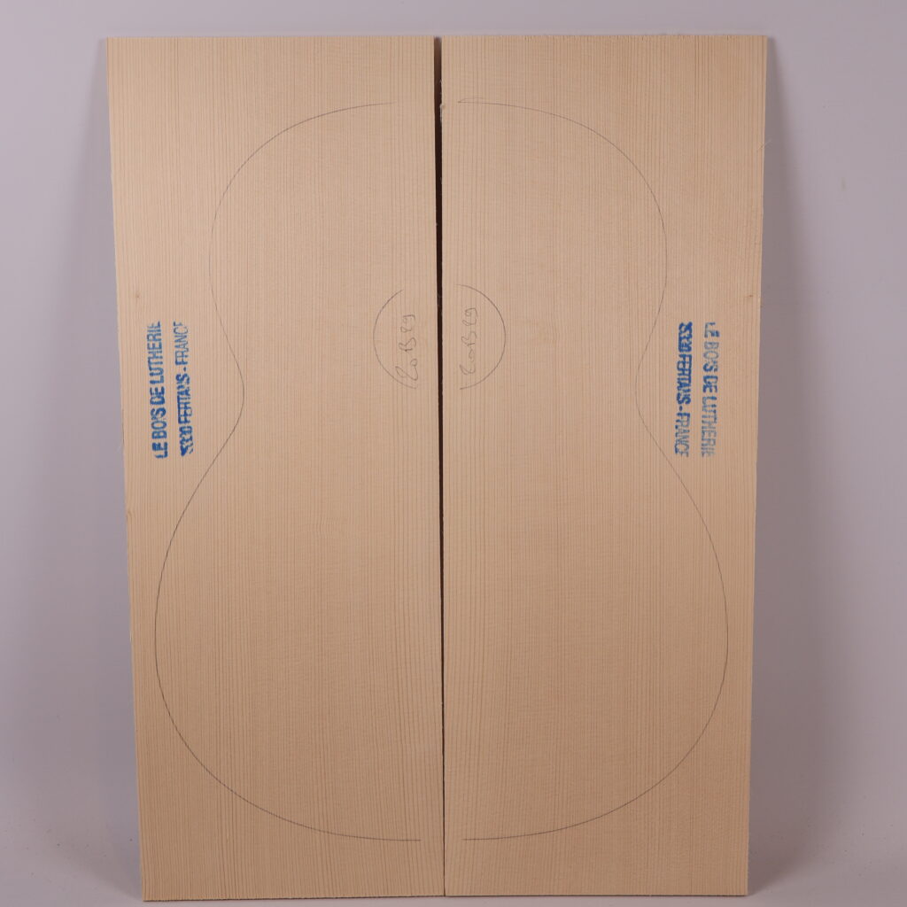 Table guitare classique épicéa 1B  20B29