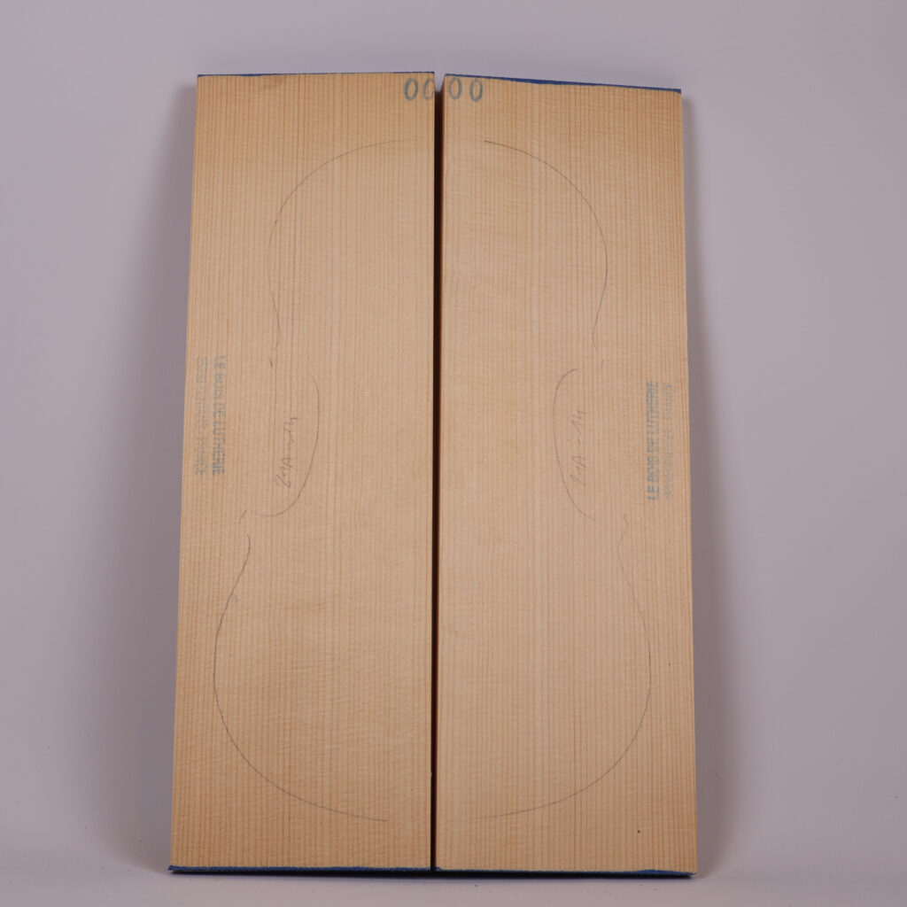 Table violon épicéa 1A 21A14